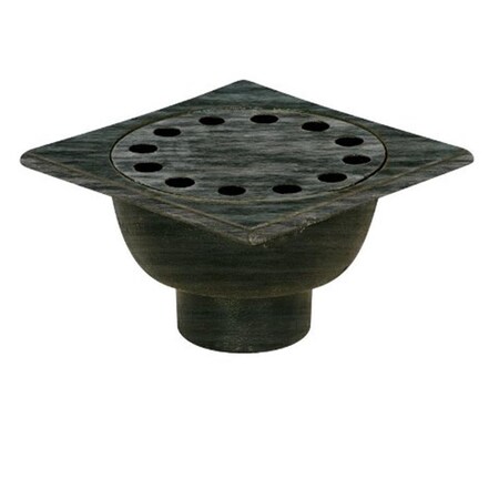 Sioux Chief Bell Trap Drain 9 In. X 9 In. X 3 In. Cast Iron 41893